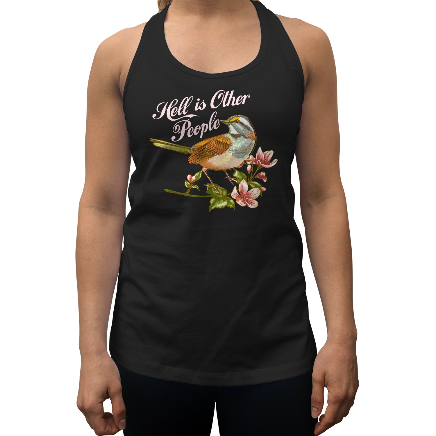 Women's Hell Is Other People Racerback Tank Top