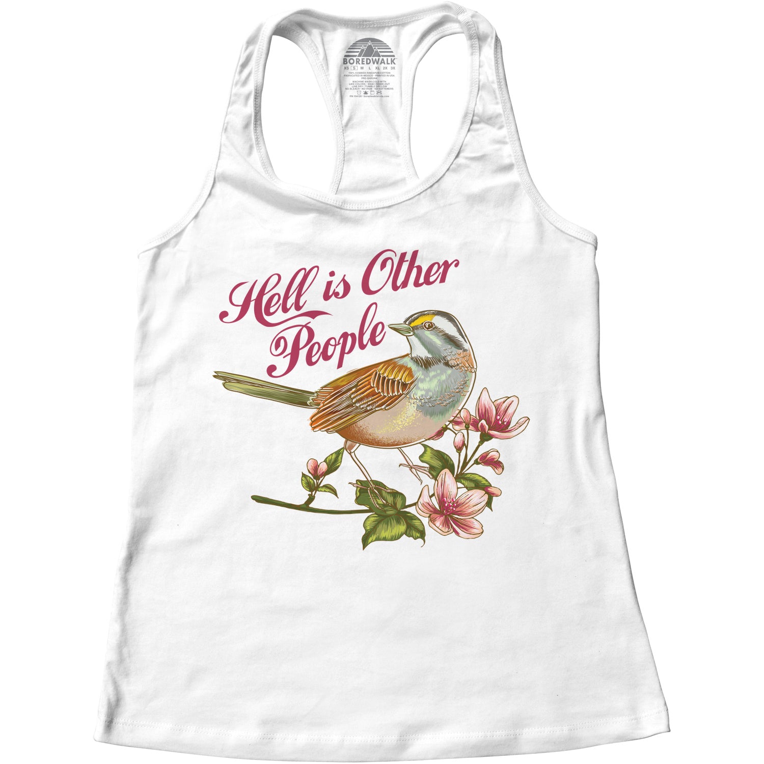 Women's Hell Is Other People Racerback Tank Top