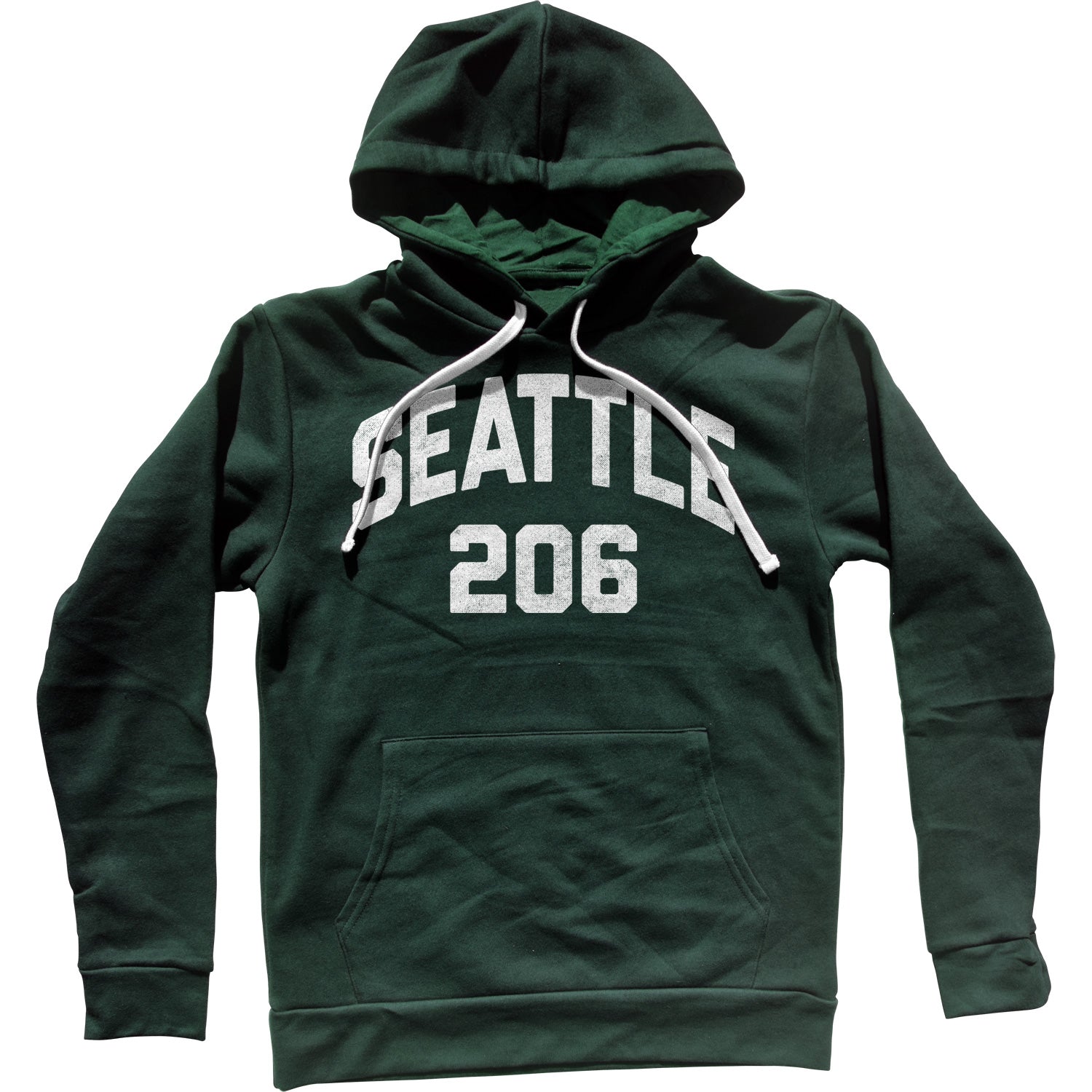 Seattle 206 Area Code Unisex Hoodie - Boredwalk