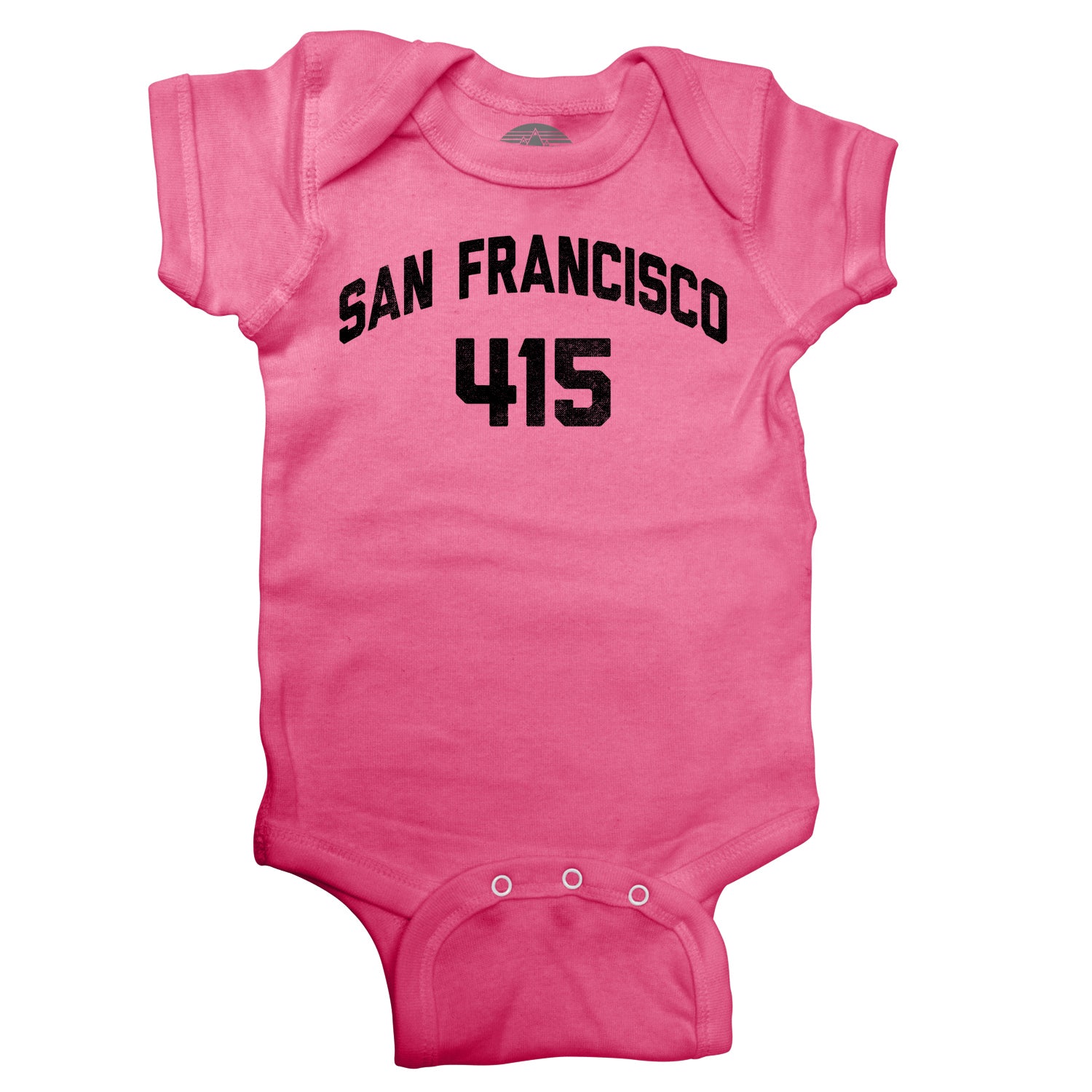 San Francisco 415 Area Code Infant Bodysuit - Unisex Fit, 12M / Fuchsia
