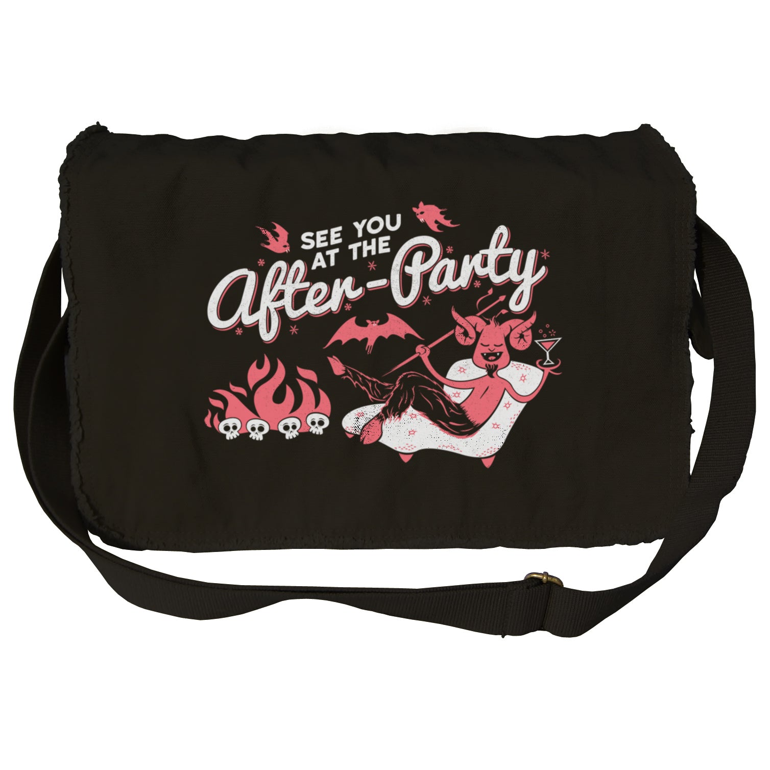 See You At the After Party Messenger Bag