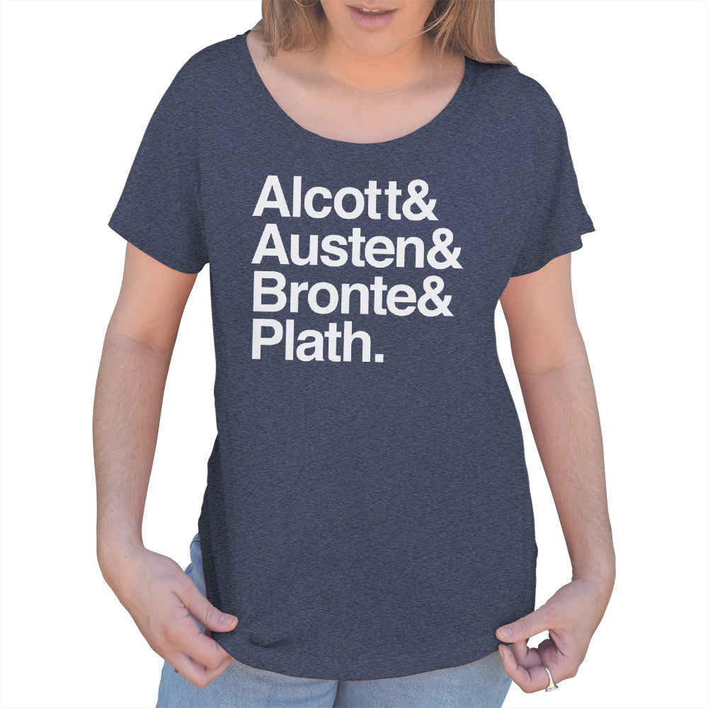 Women's Ladies Of Literature Scoop Neck T-Shirt