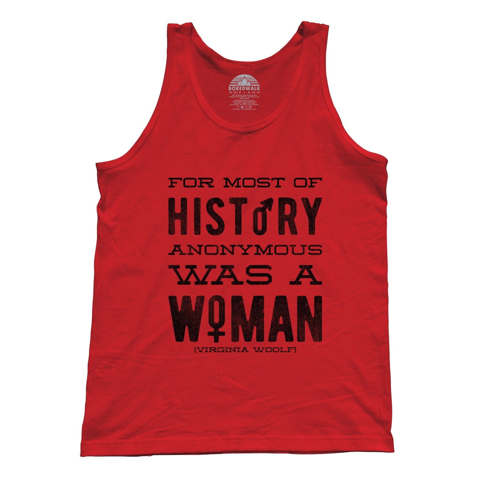 Unisex For Most of History Anonymous Was a Woman Tank Top