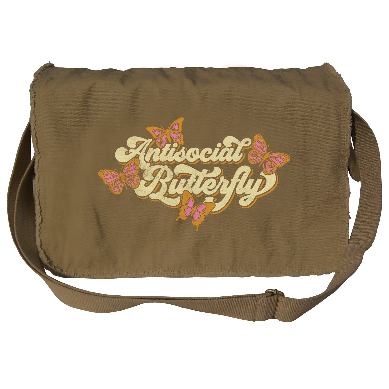 Anti-Social Butterfly Messenger Bag