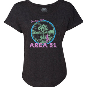 Women's Greetings from Area 51 Scoop Neck T-Shirt
