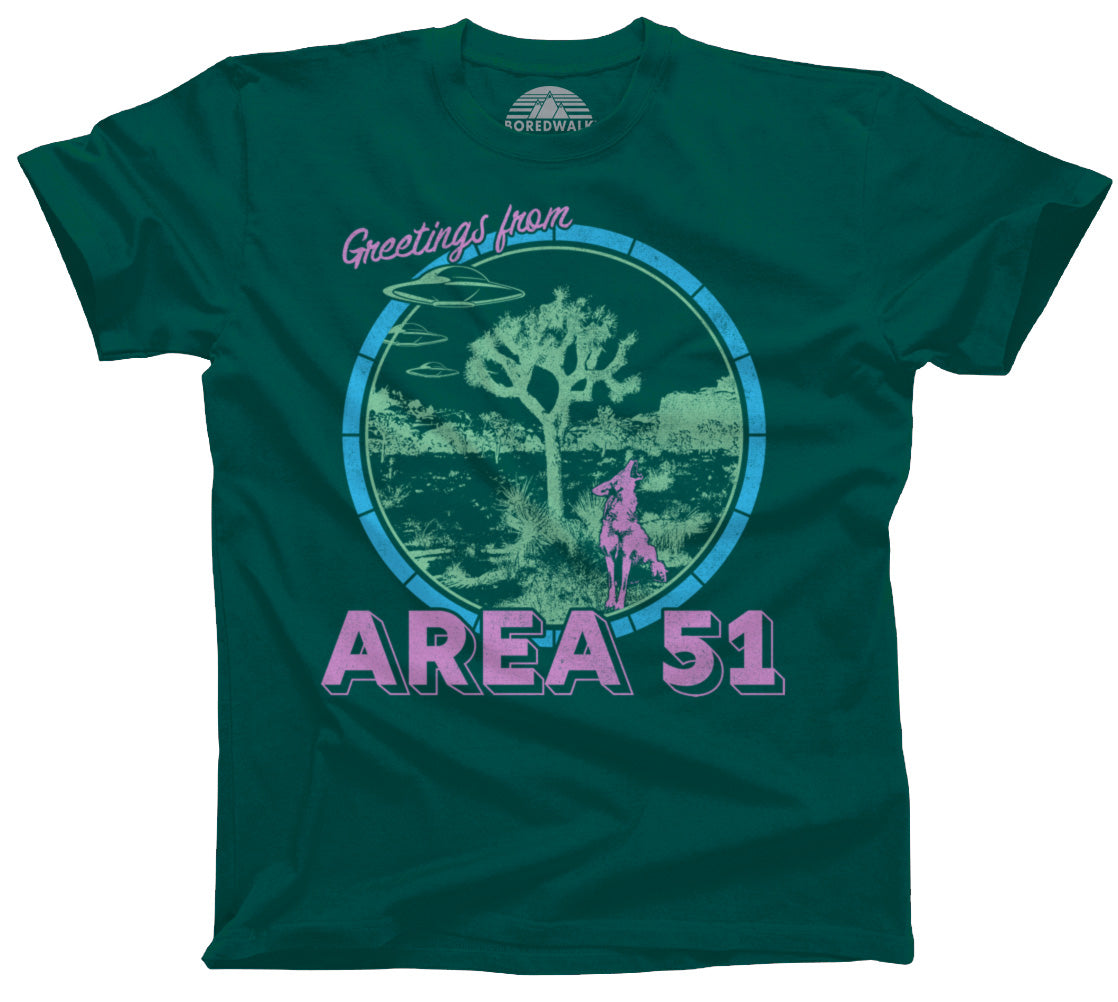 Men's Greetings from Area 51 T-Shirt