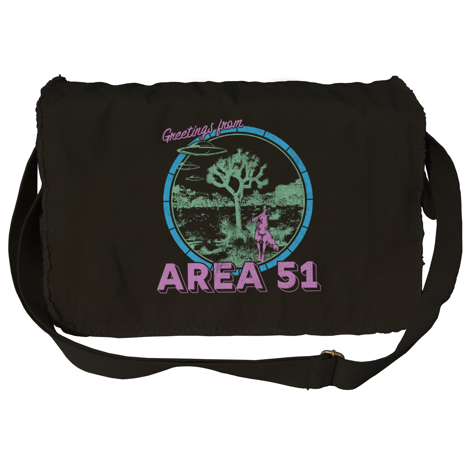Greetings from Area 51 Messenger Bag