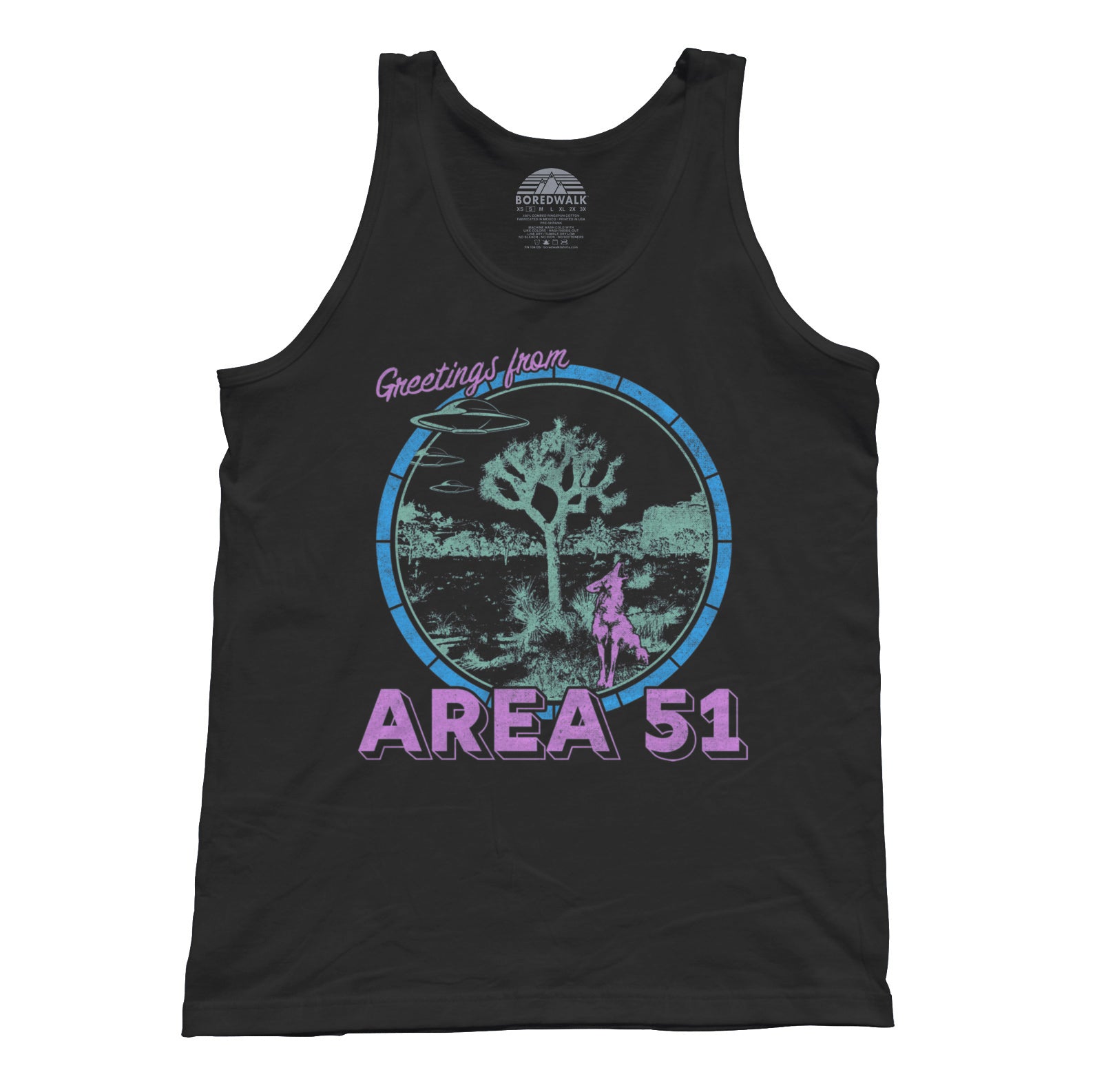 Unisex Greetings from Area 51 Tank Top