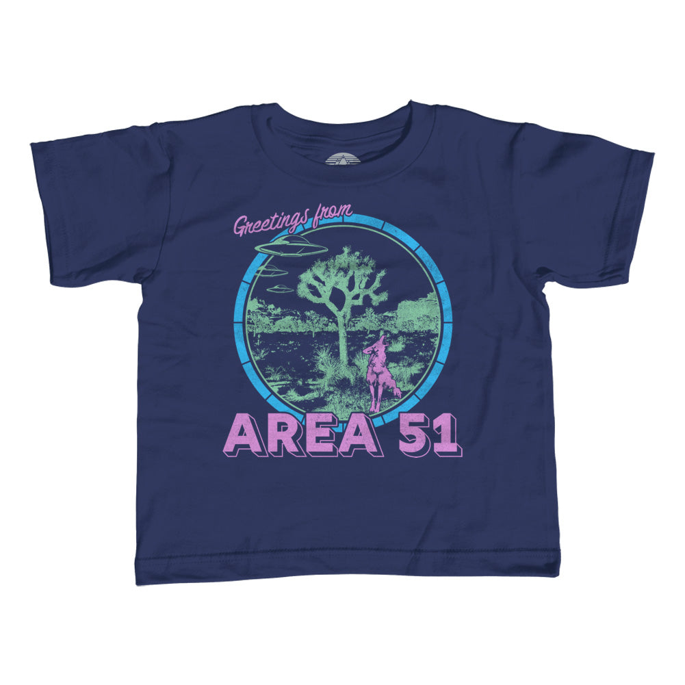 Girl's Greetings from Area 51 T-Shirt - Unisex Fit