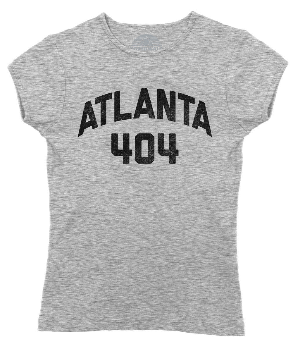 Women's Atlanta 404 Area Code T-Shirt