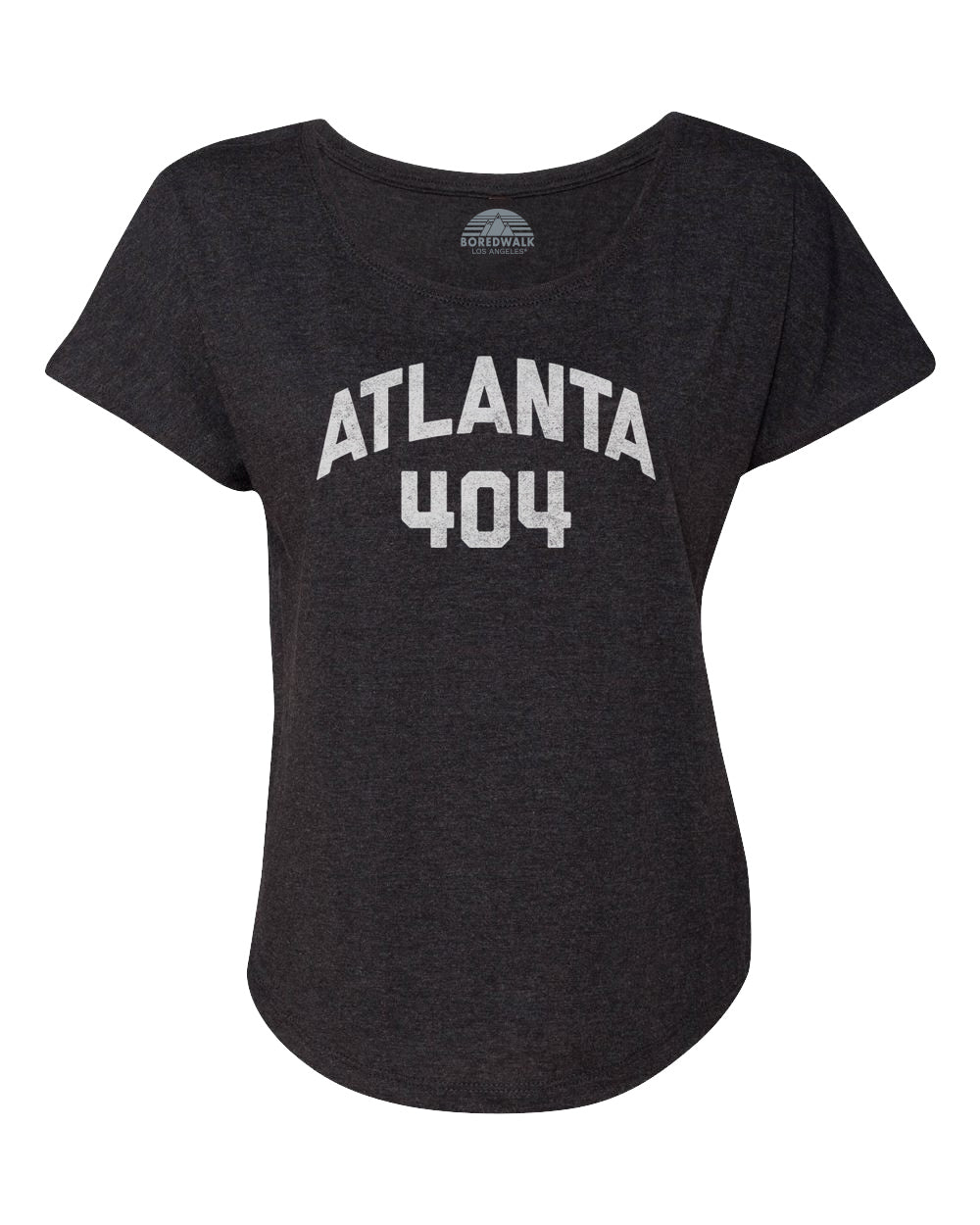 Women's Atlanta 404 Area Code Scoop Neck T-Shirt