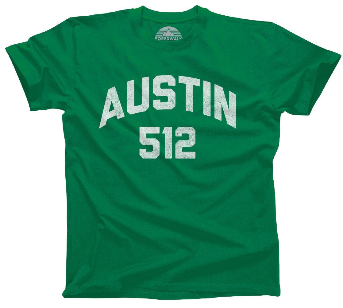 Men's Austin 512 Area Code T-Shirt