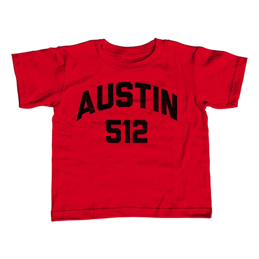 Boy's Austin 512 Area Code T-Shirt