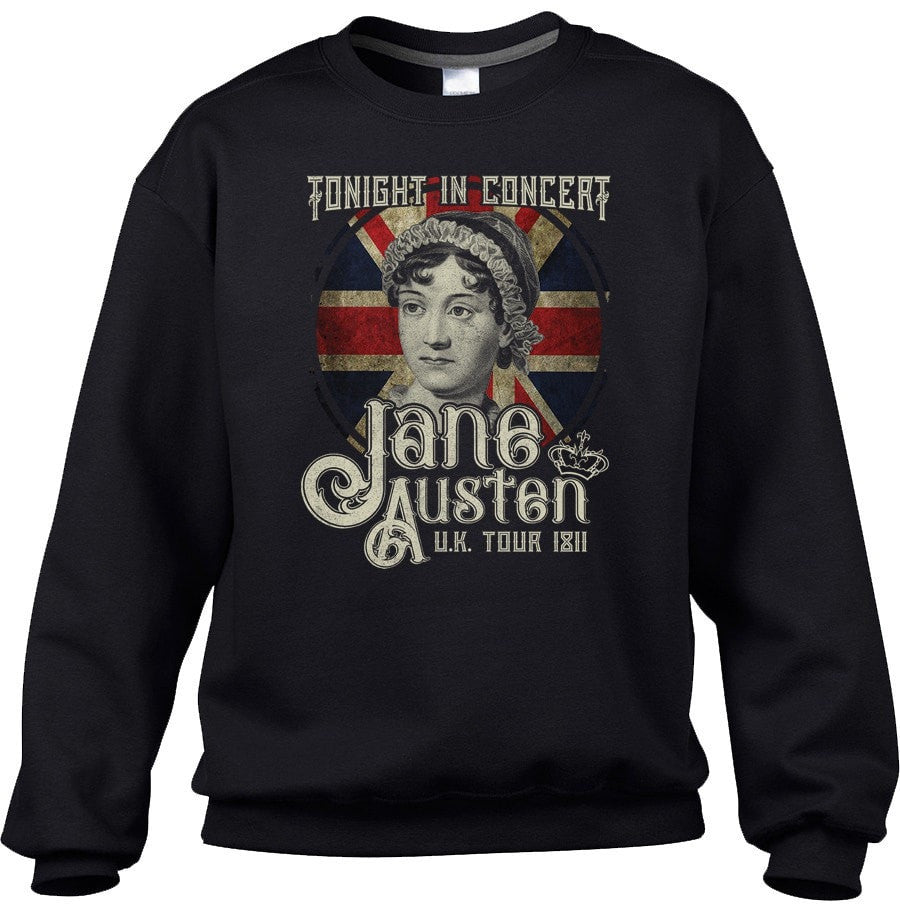 Jane Austen Rock and Roll UK Tour Sweatshirt - Unisex Fit