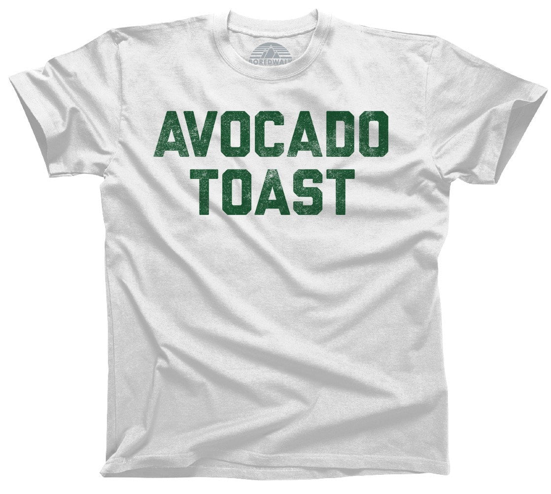 Men's Avocado Toast T-Shirt Funny Hipster Foodie