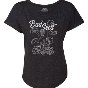 Women's Bad Seed Venus Fly Trap Scoop Neck T-Shirt