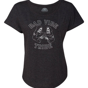 Women's Bad Vibe Tribe Scoop Neck T-Shirt