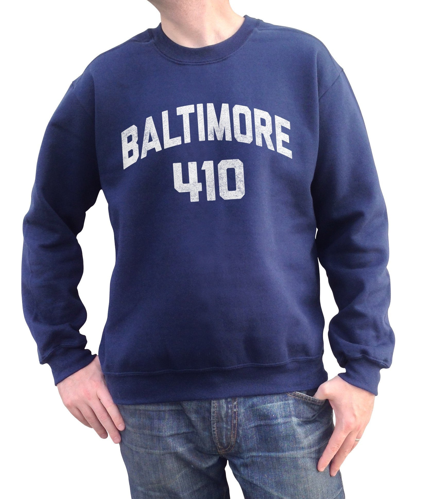 Unisex Baltimore 410 Area Code Sweatshirt