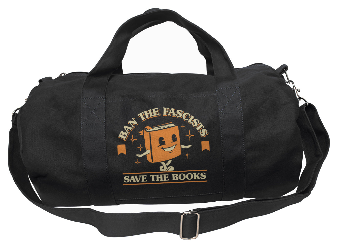 Ban The Fascists Save The Books Duffel Bag