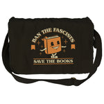 Ban The Fascists Save The Books Messenger Bag
