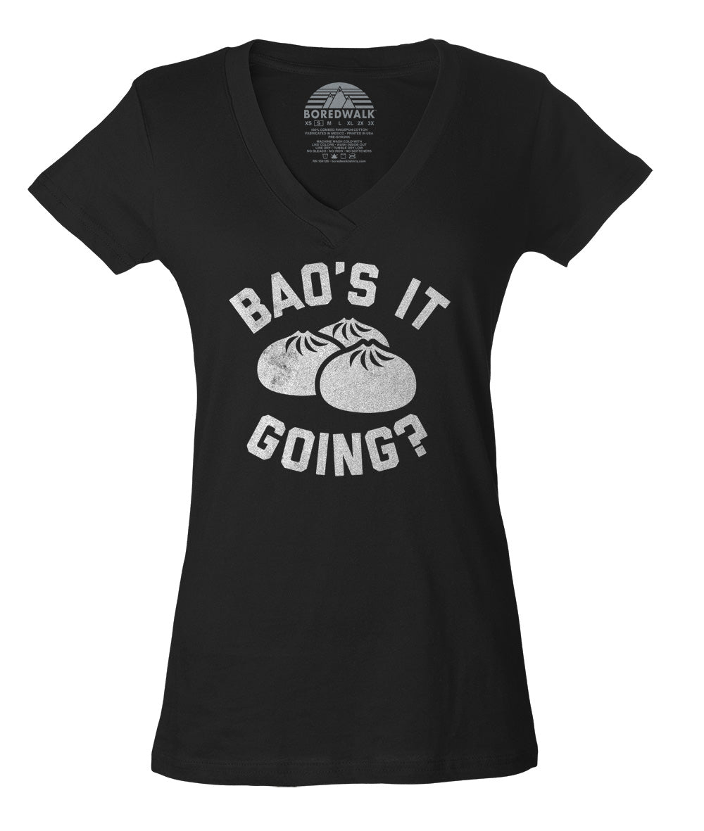 Women's Bao's It Going Dim Sum Vneck T-Shirt