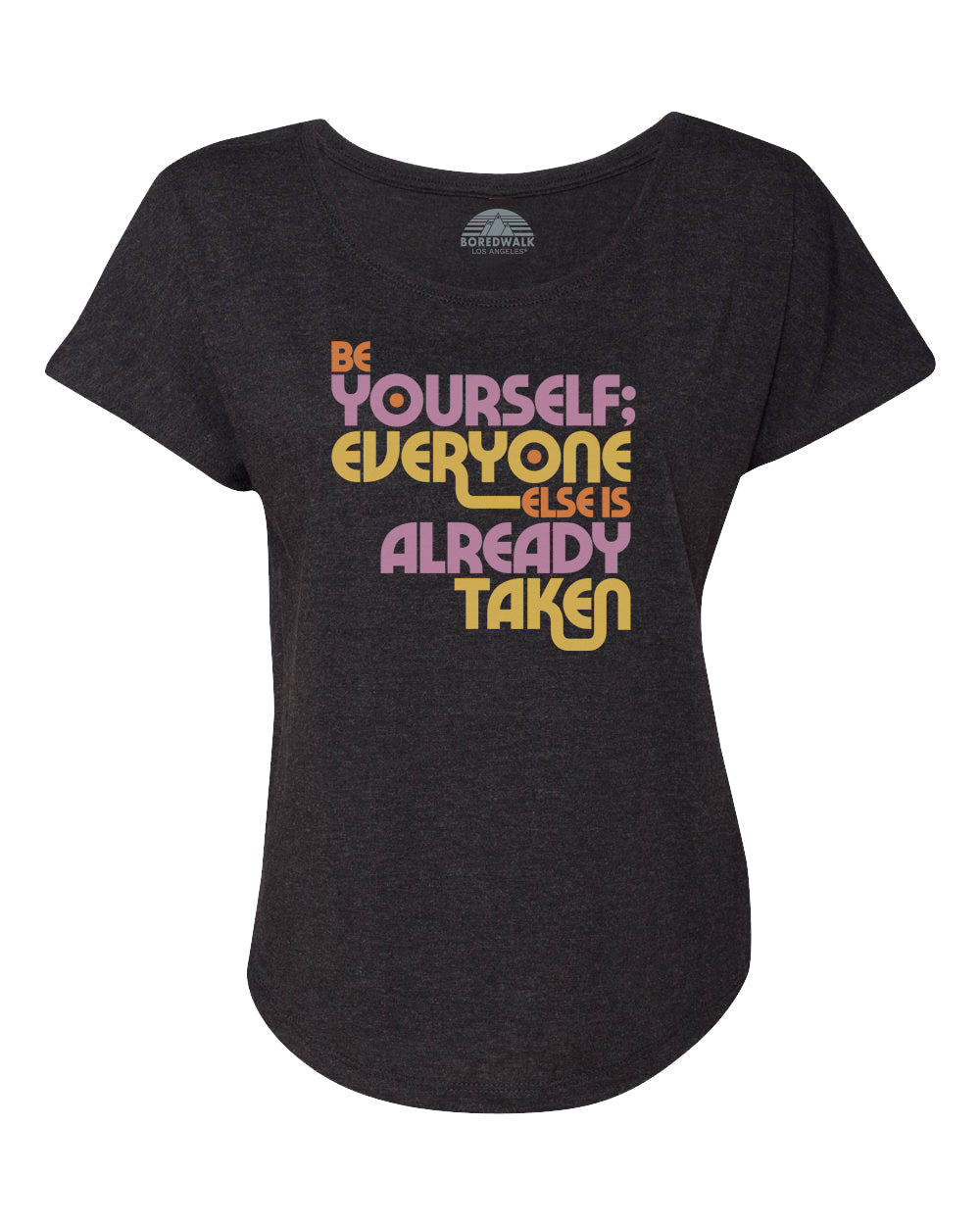 Women's Be Yourself Scoop Neck T-Shirt - Oscar Wilde