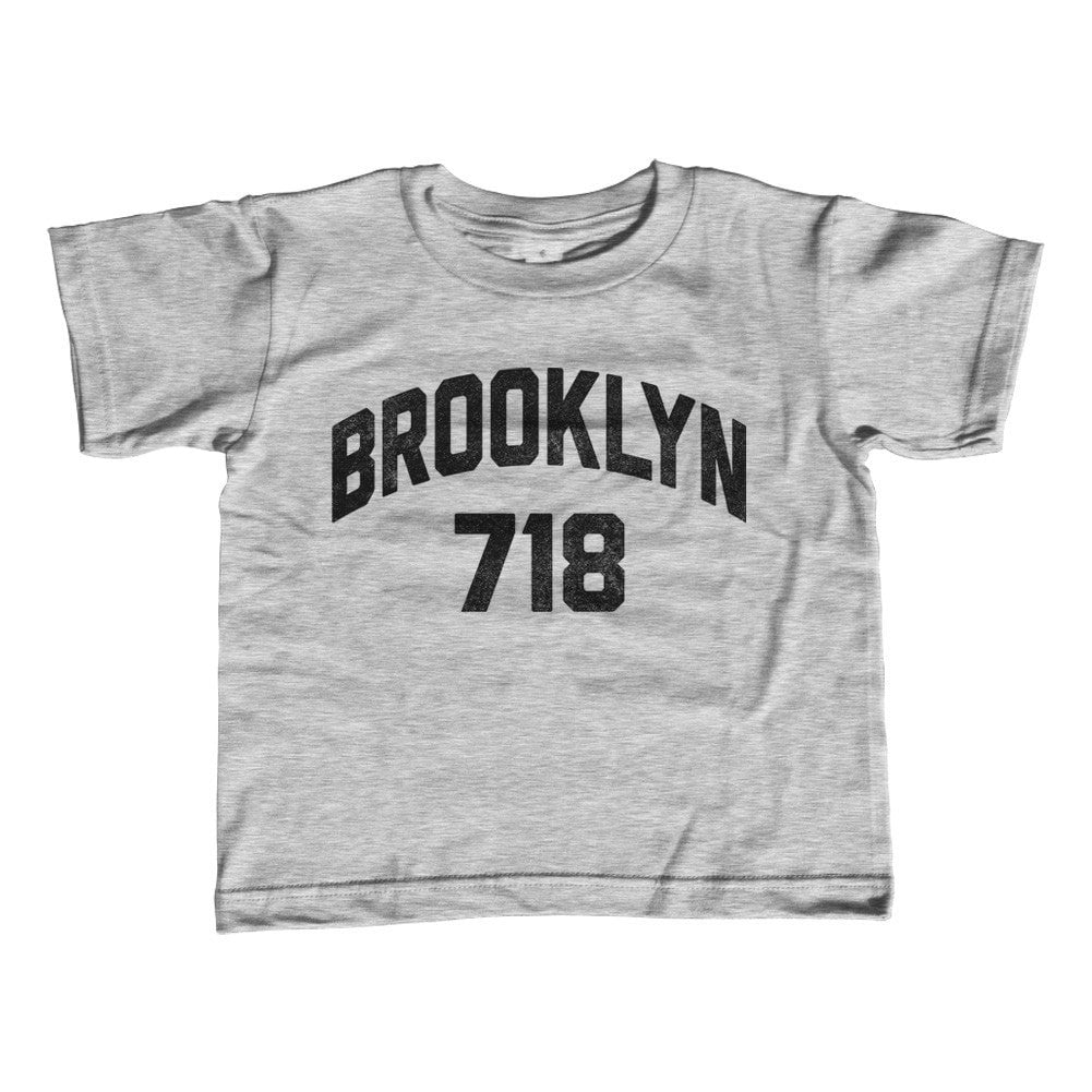 Girl's Brooklyn 718 Area Code T-Shirt - Unisex Fit