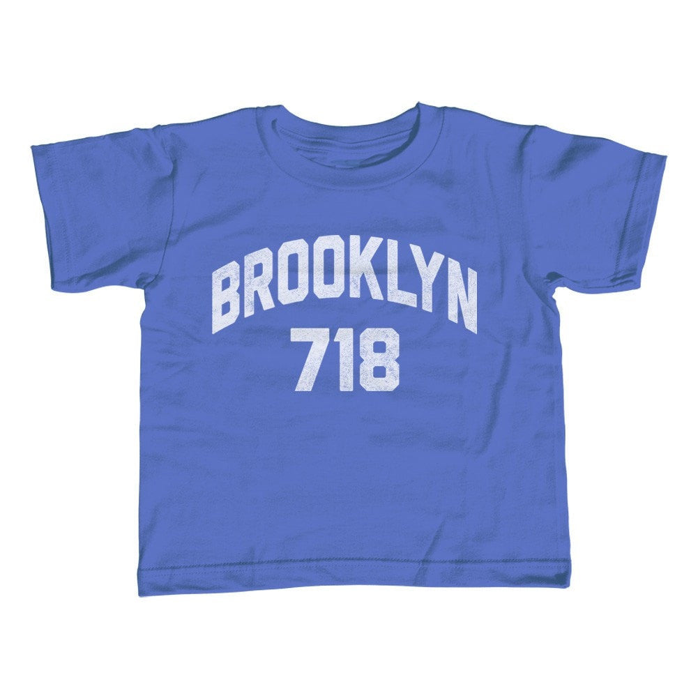Boy's Brooklyn 718 Area Code T-Shirt