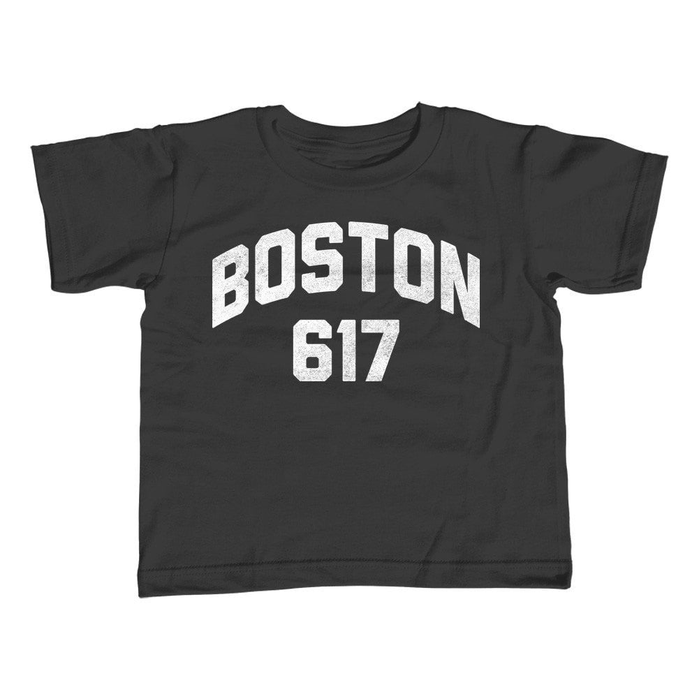 Boy's Boston 617 Area Code T-Shirt