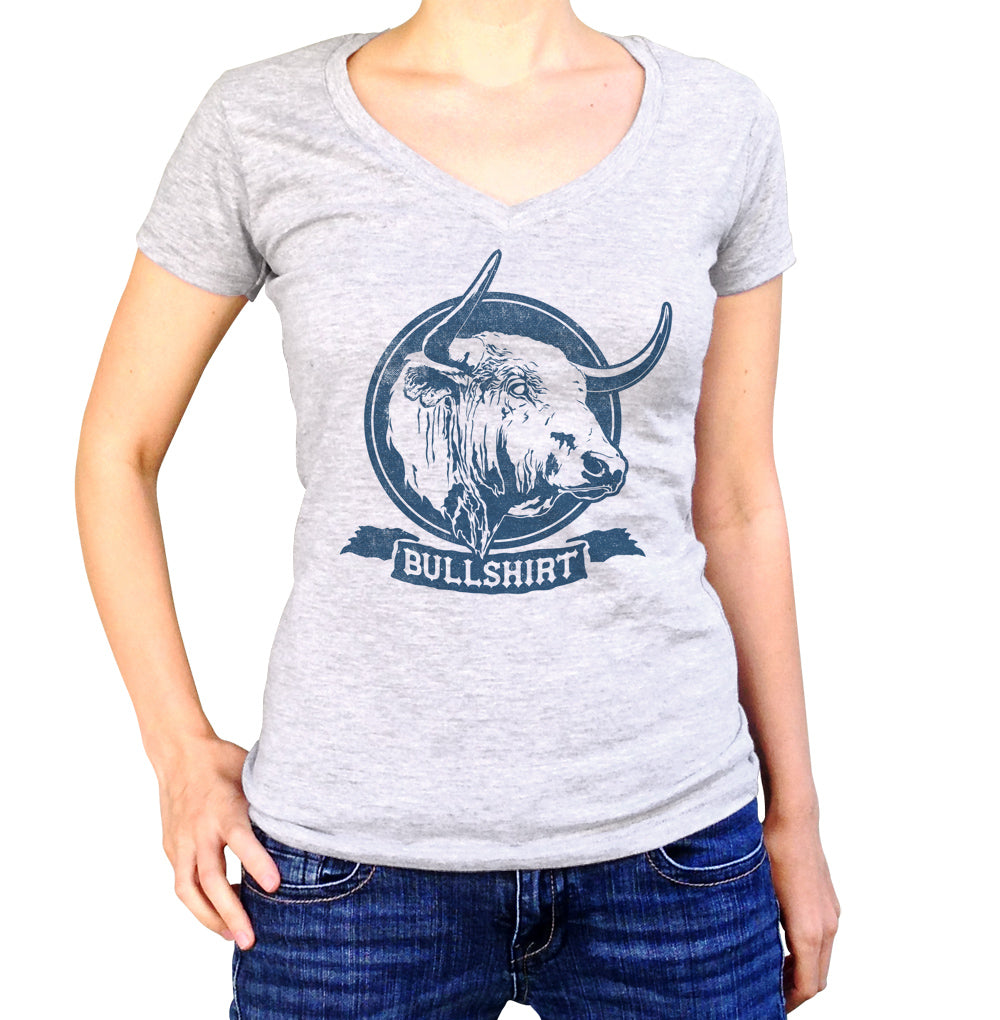 Women's Bull Shirt Vneck T-Shirt