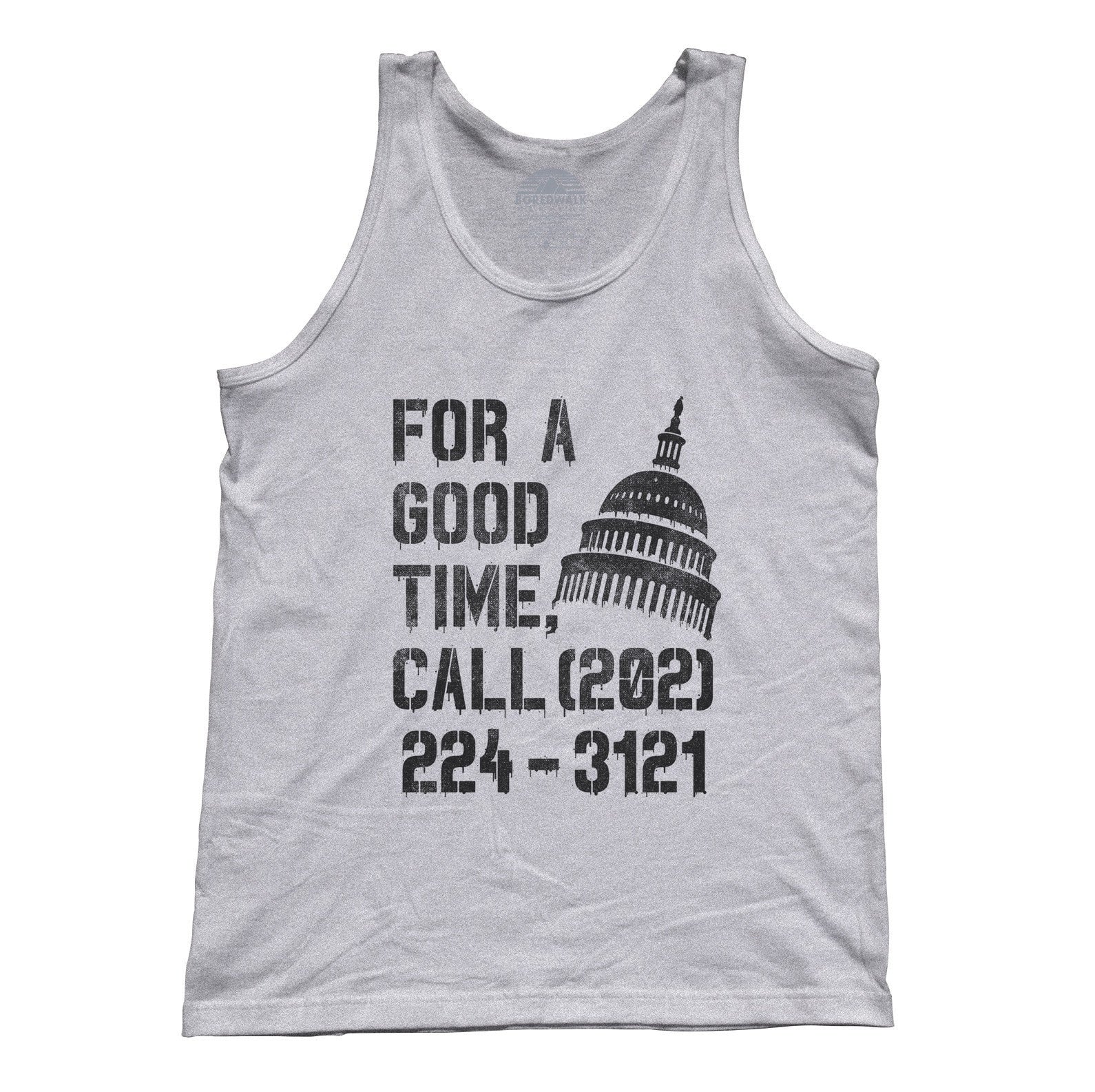 Unisex For a Good Time Call Congress Tank Top - Activist Shirt