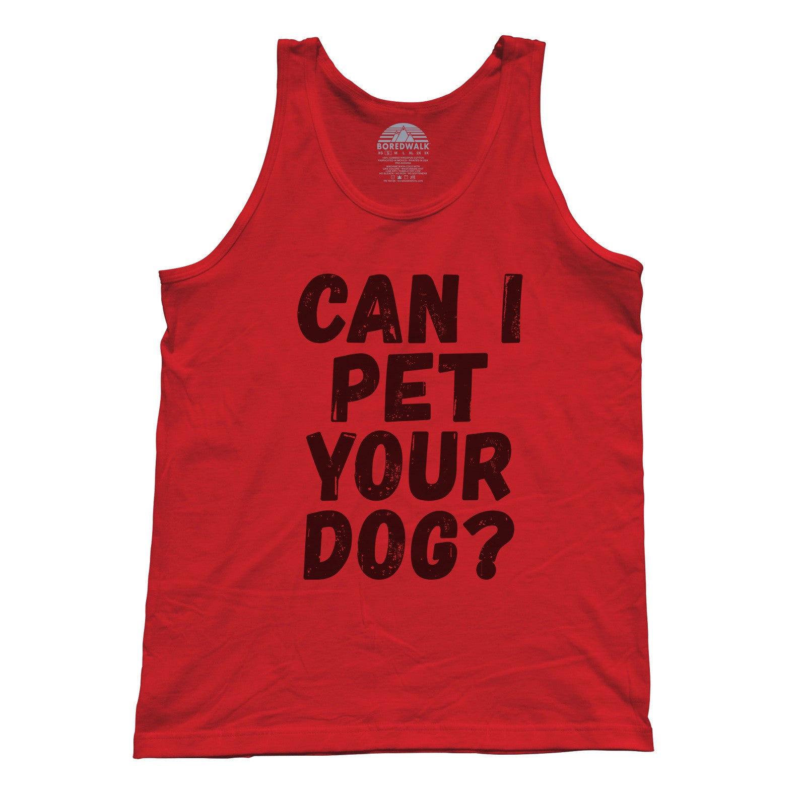 Unisex Can I Pet Your Dog Tank Top - Funny Dog Lover Shirt