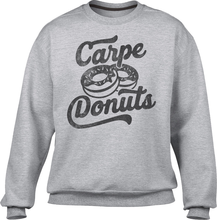 Unisex Carpe Donuts Sweatshirt - Funny Donut Shirt