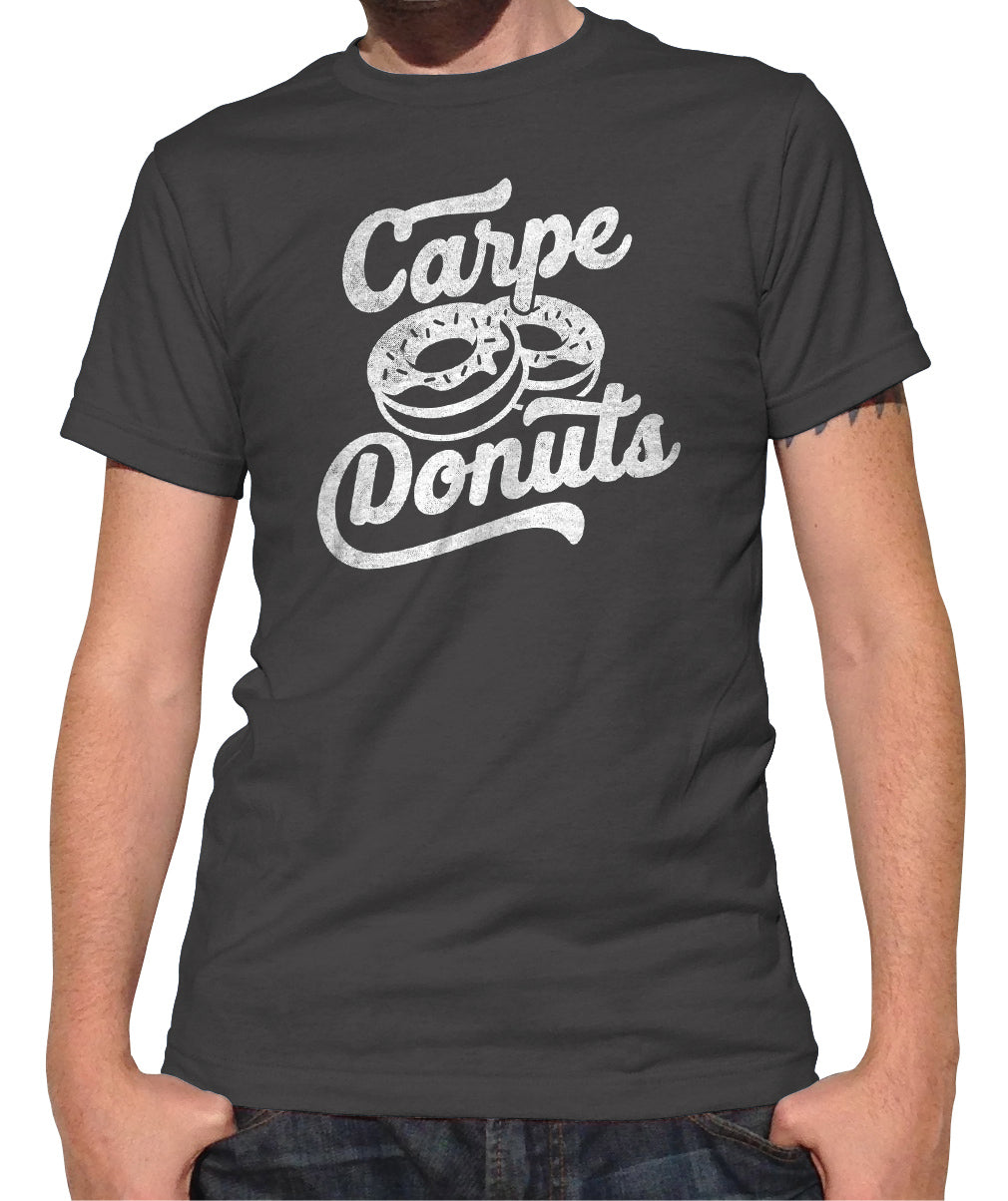 Men's Carpe Donuts T-Shirt - Funny Donut Shirt