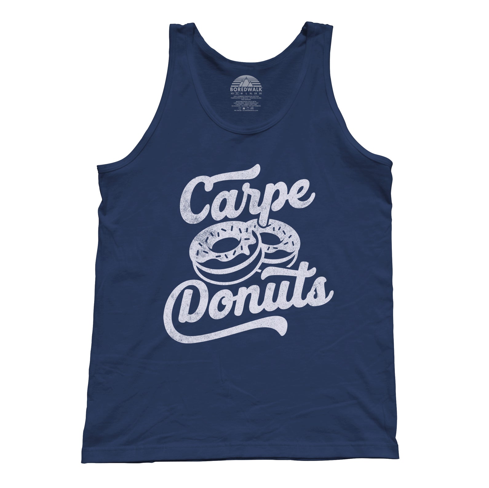 Unisex Carpe Donuts Tank Top - Funny Donut Shirt