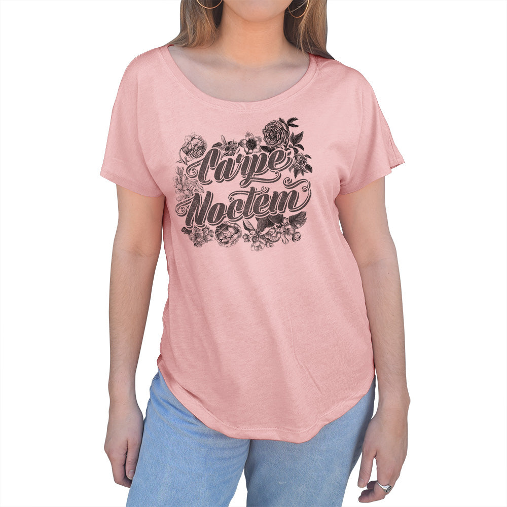 Women's Carpe Noctem Scoop Neck T-Shirt