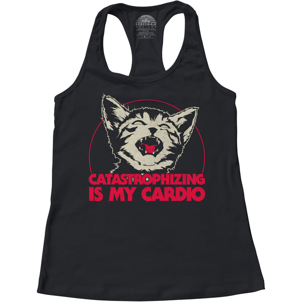 Catastrophizing Is My Cardio Cat Duffel Bag - Boredwalk