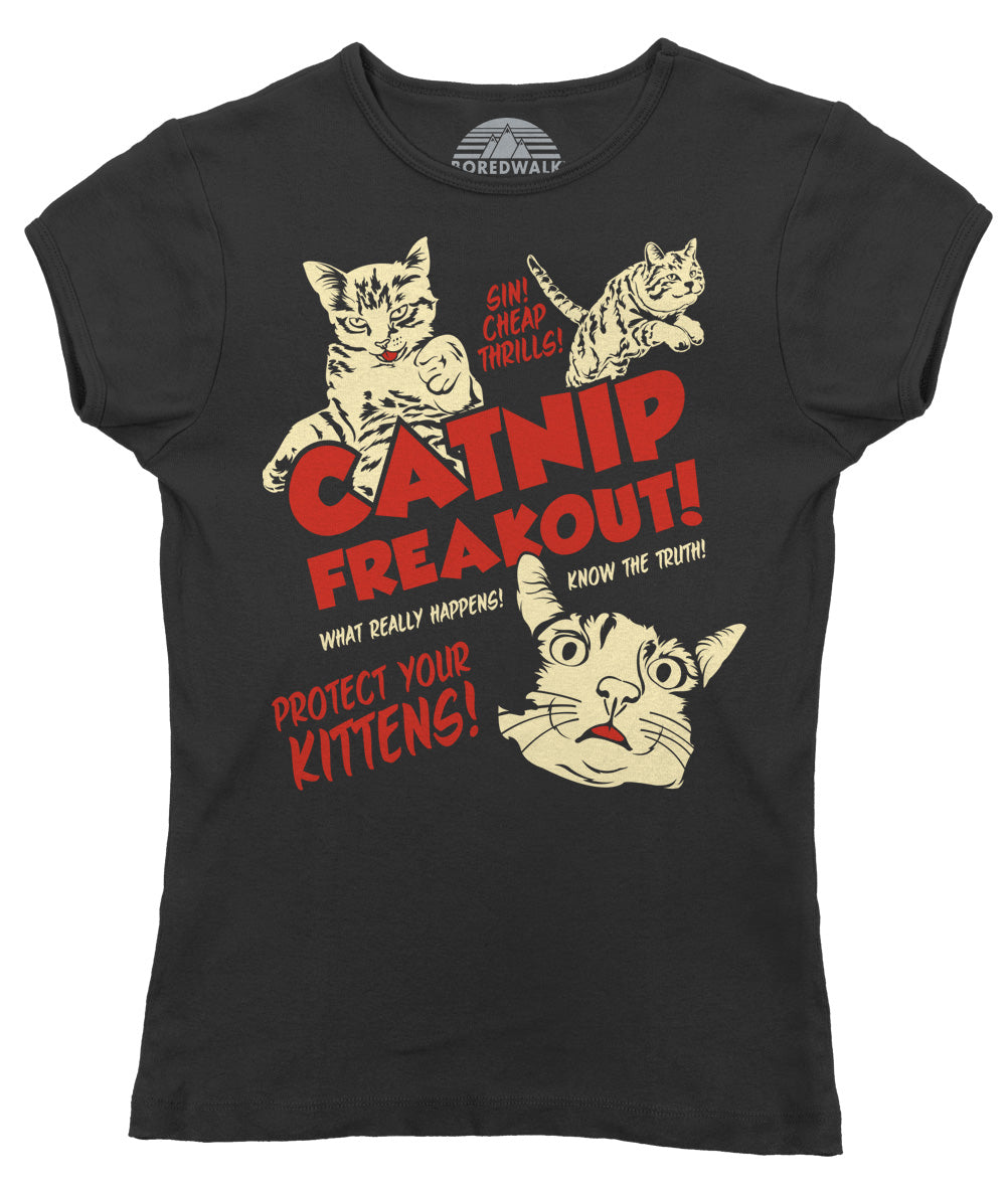 Women's Catnip Freakout T-Shirt - By Ex-Boyfriend
