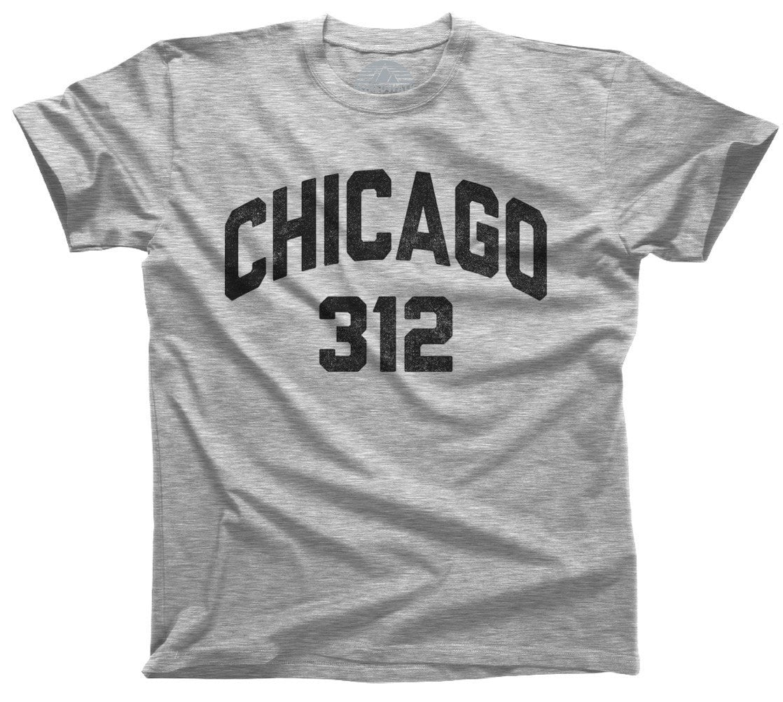 Men's Chicago 312 Area Code T-Shirt