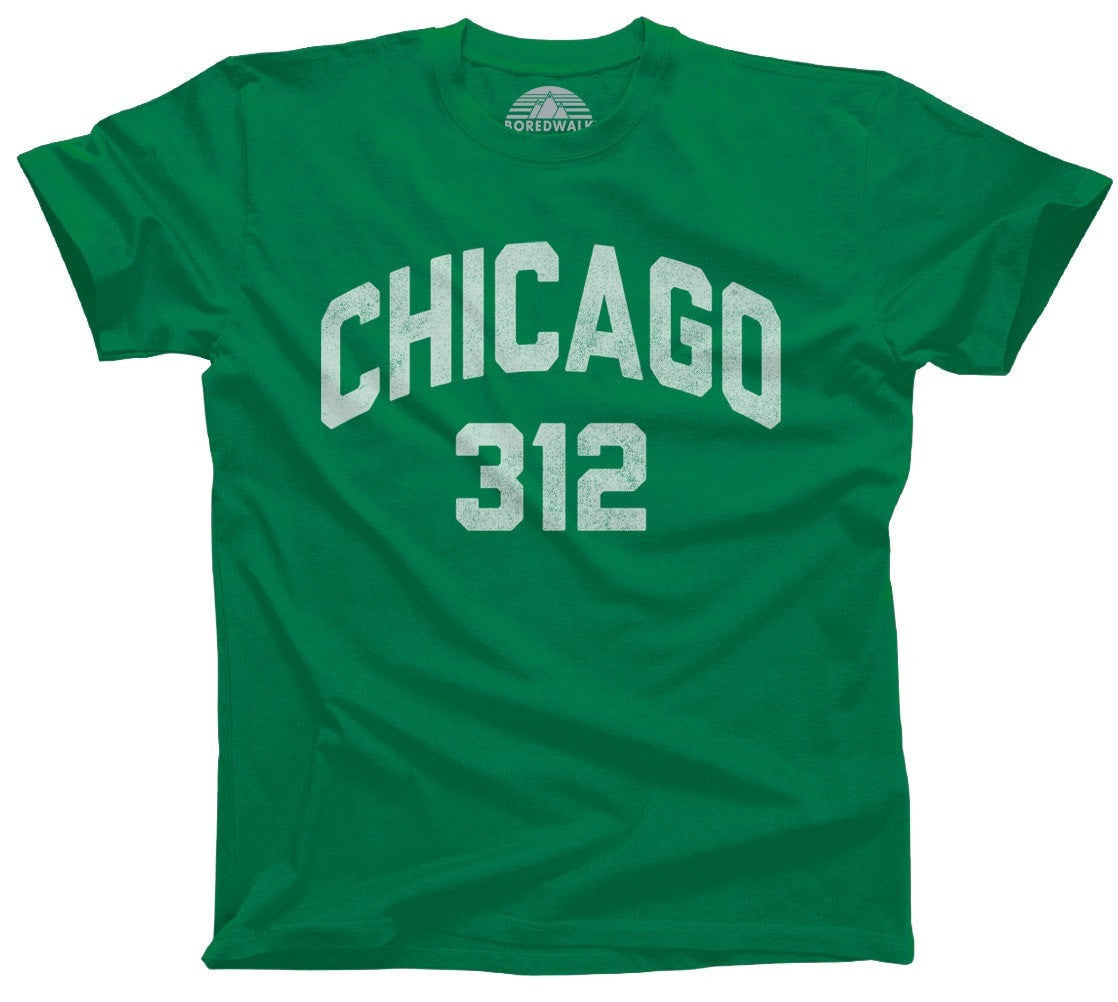 Men's Chicago 312 Area Code T-Shirt