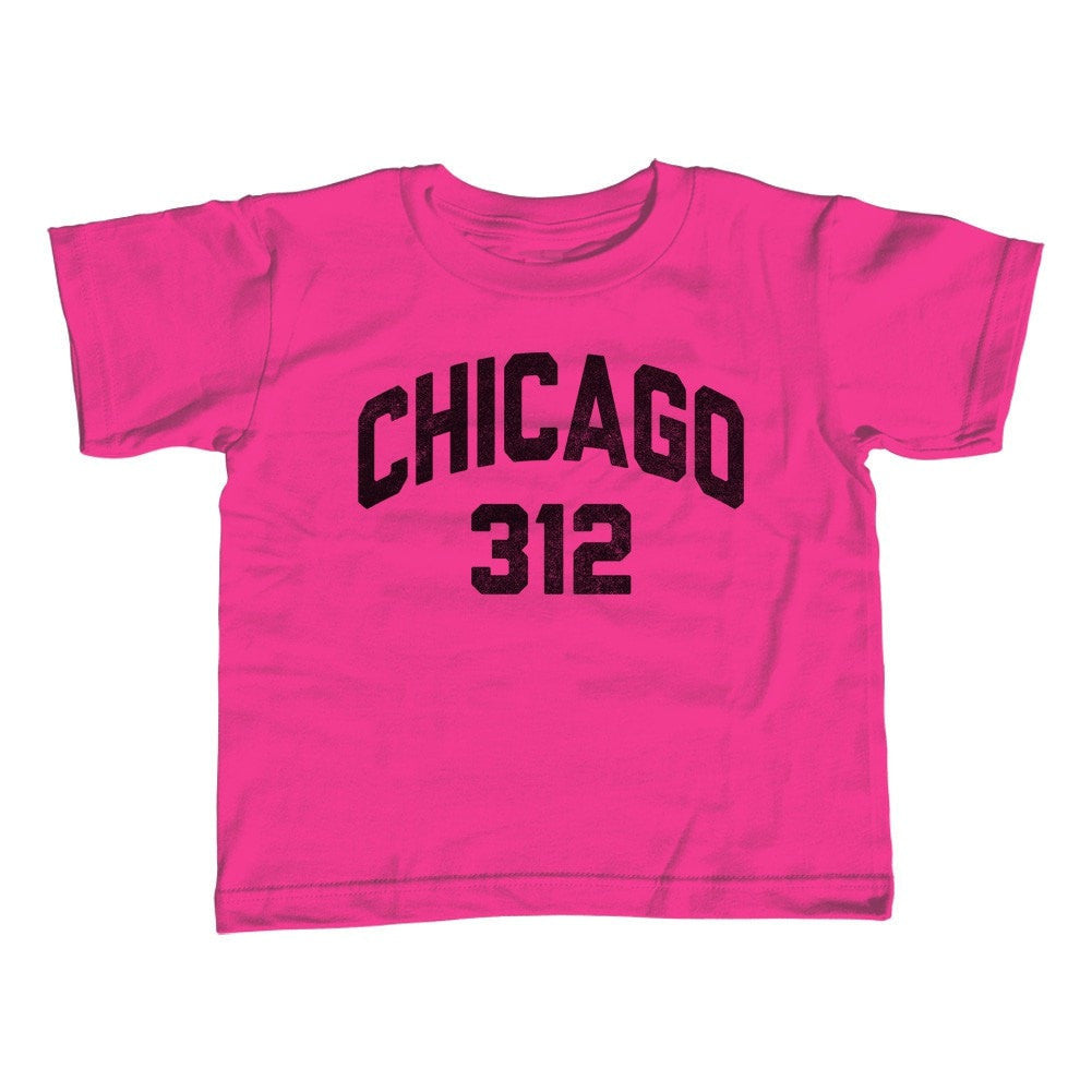 Girl's Chicago 312 Area Code T-Shirt - Unisex Fit
