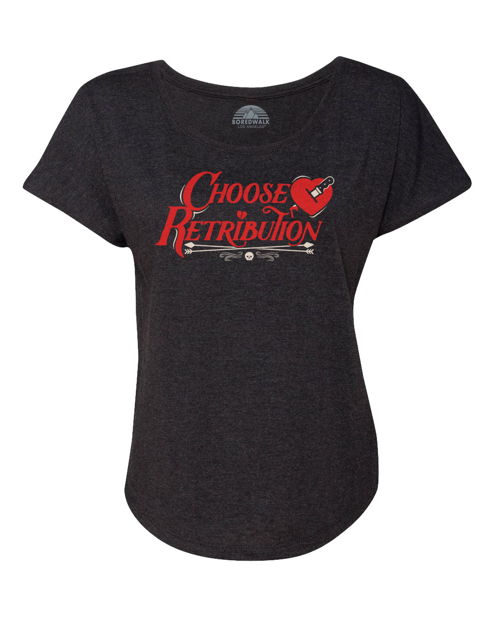Women's Choose Retribution Scoop Neck T-Shirt