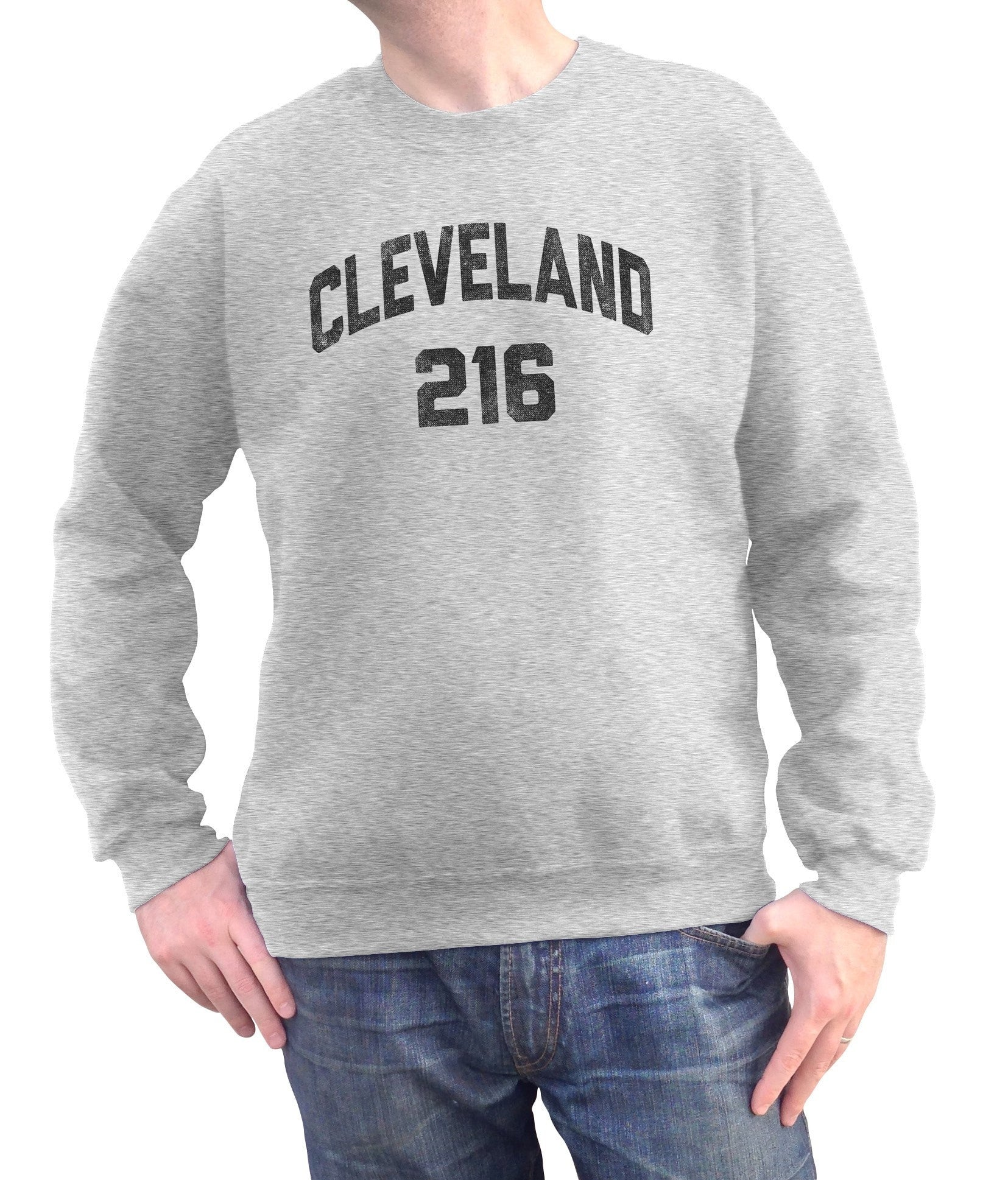 Unisex Cleveland 216 Area Code Sweatshirt