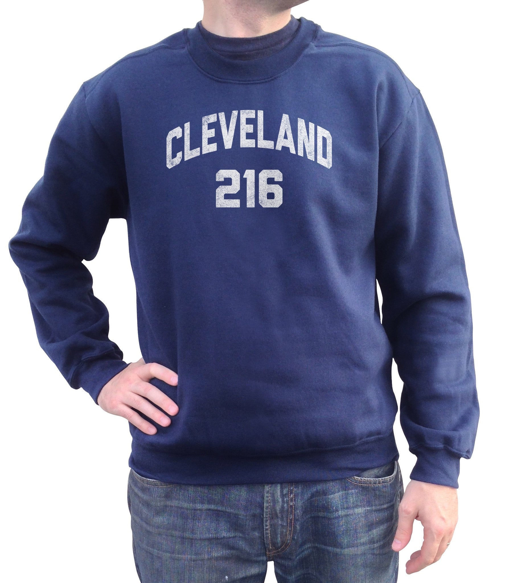 Unisex Cleveland 216 Area Code Sweatshirt