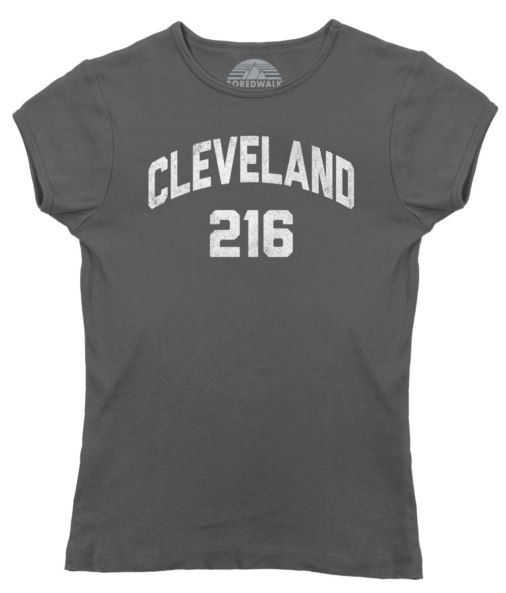 Women's Cleveland 216 Area Code T-Shirt