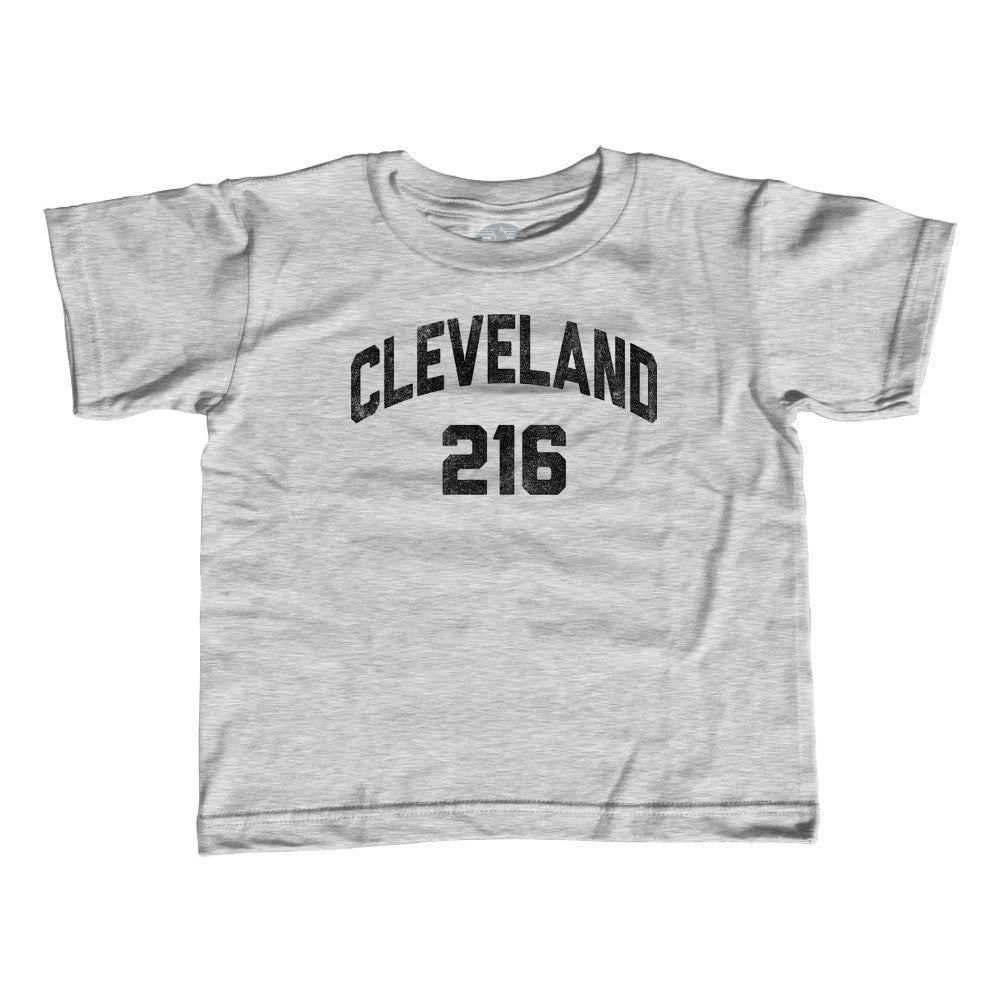 Boy's Cleveland 216 Area Code T-Shirt