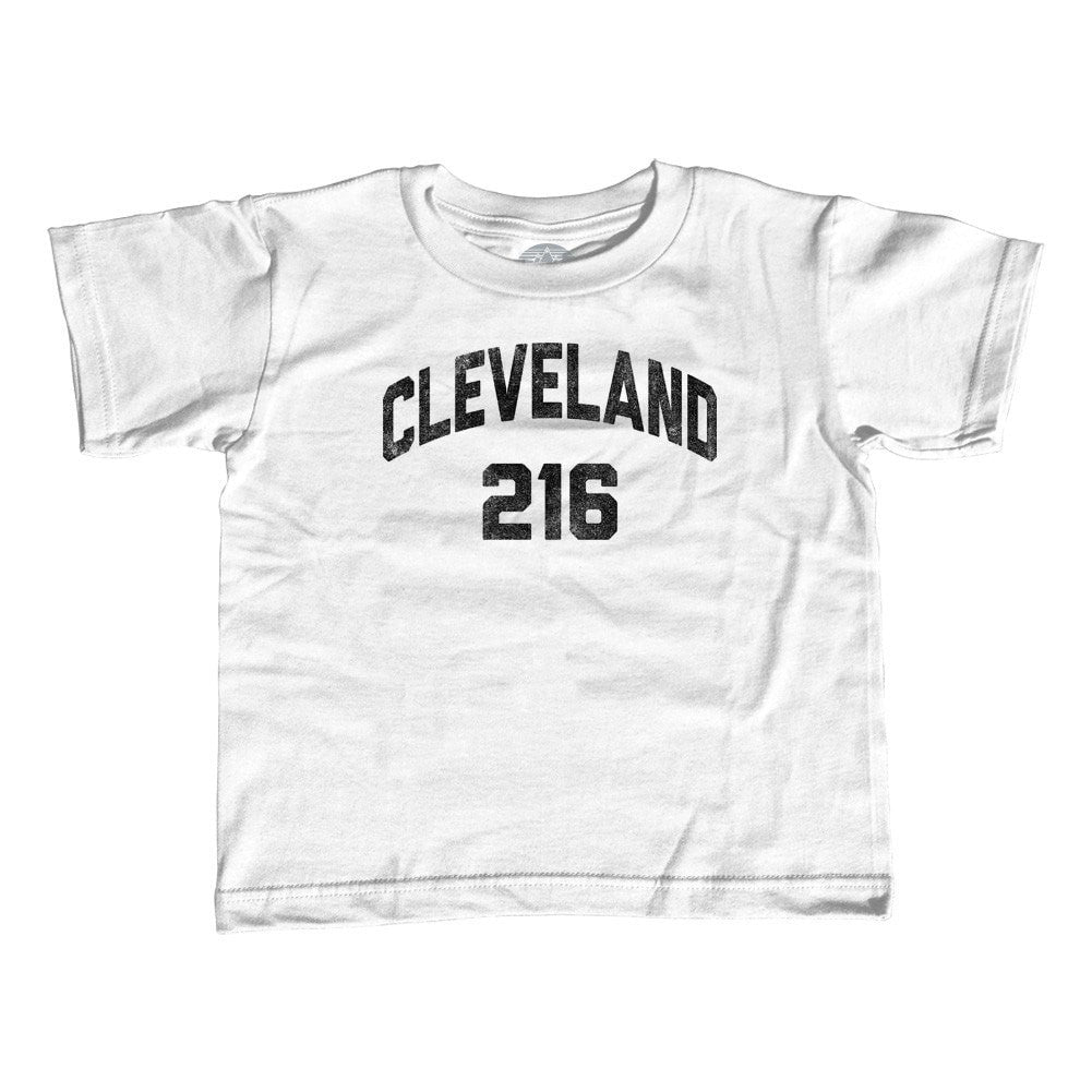 Girl's Cleveland 216 Area Code T-Shirt - Unisex Fit