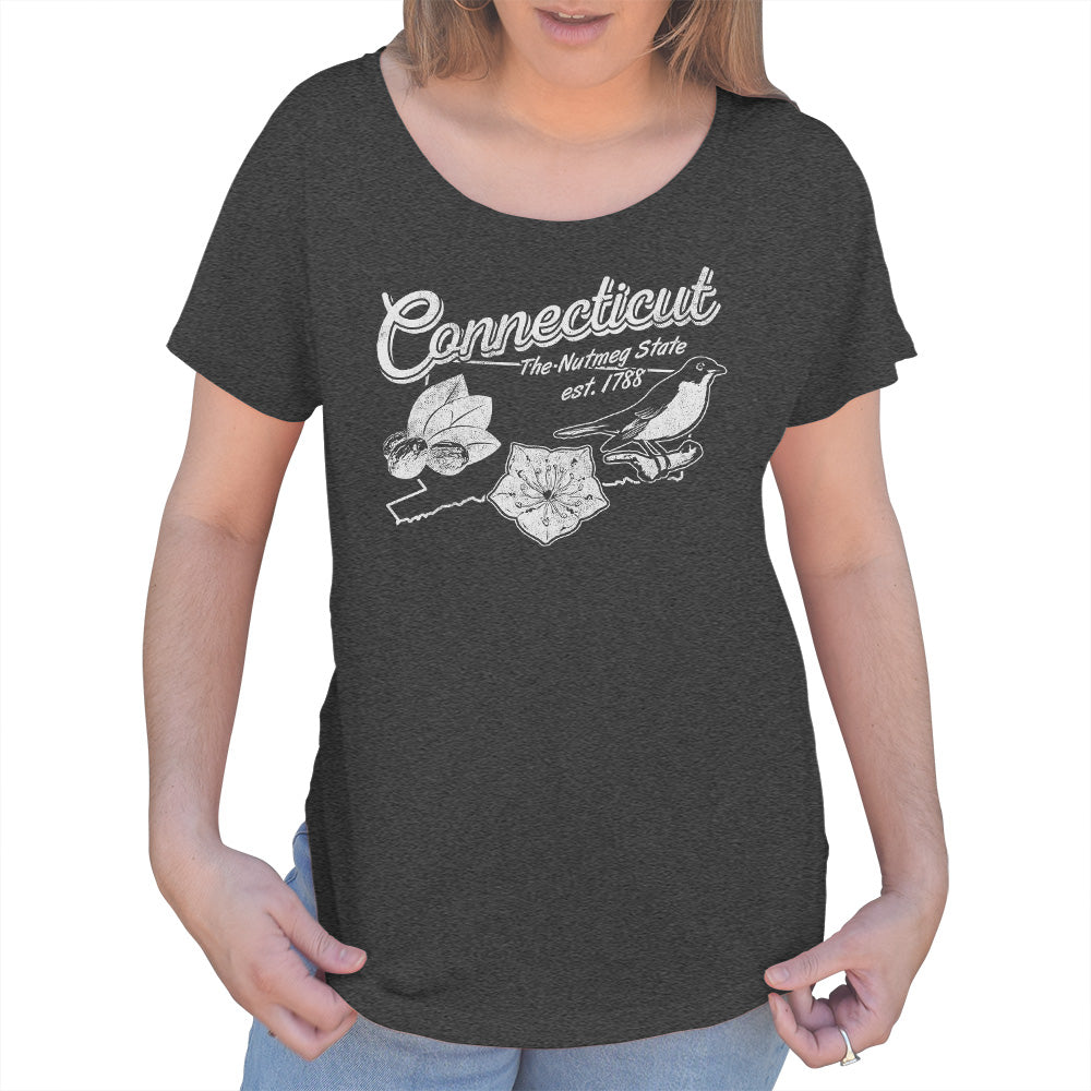 Women's Vintage Connecticut Scoop Neck T-Shirt