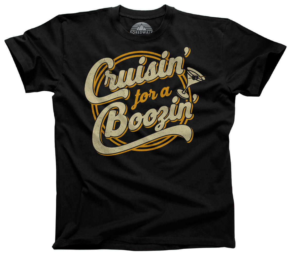 Men's Cruisin for a Boozin T-Shirt - Funny Drinking Shirt
