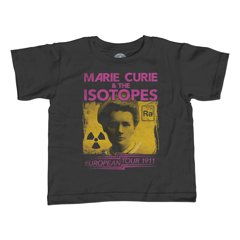 Girl's Marie Curie European Tour T-Shirt - Unisex Fit - Scientist Shirt